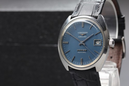 Blue dial longines admiral - dial,