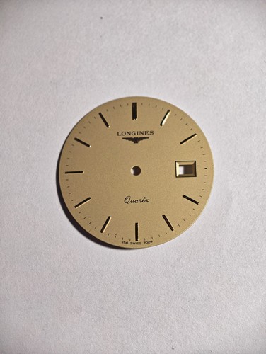 Longines quartz gold dial - gold, date