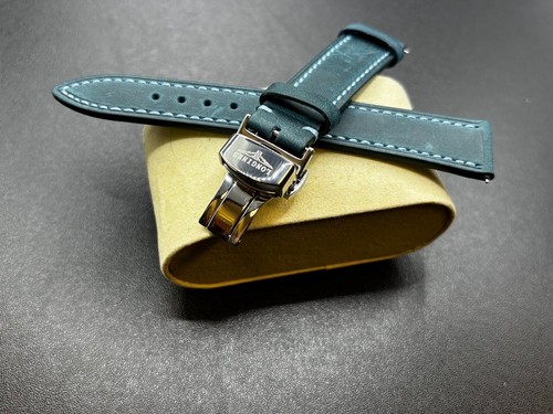 20mm longines blue leather - blue,