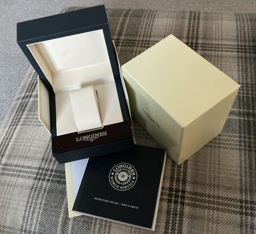 Longines luxury watch box blue - longines,