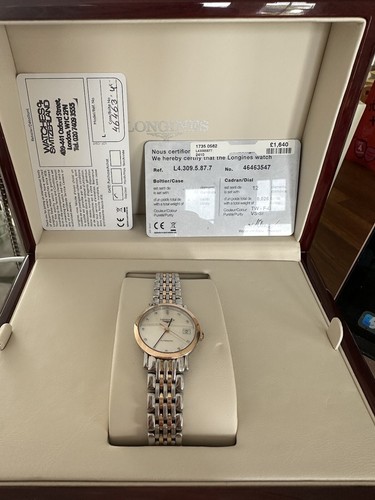 Longines elegant watch with - longines,