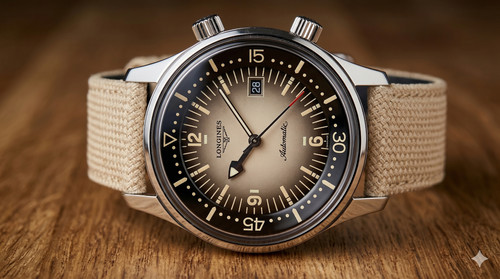 Longines legend diver beige - legend,