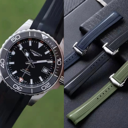 Rubber strap for longines - strap,