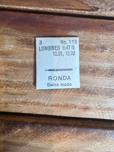 Longines watch stems - , 119