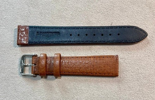 Longines brown leather watch - brown,