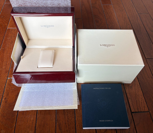 Longines empty watch box - longines,